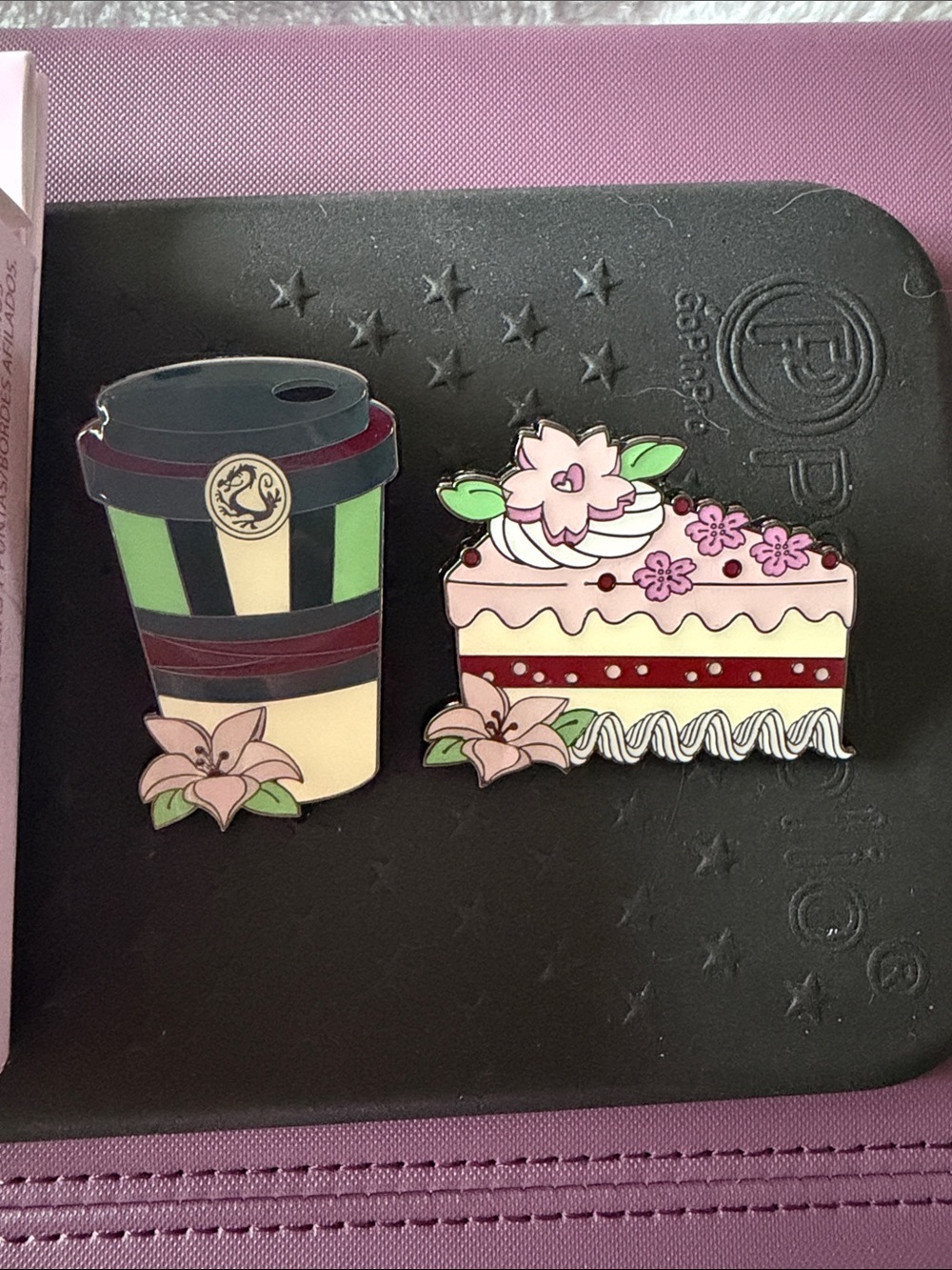 Loungefly Disney Jasmine cake and cup princess pin set
